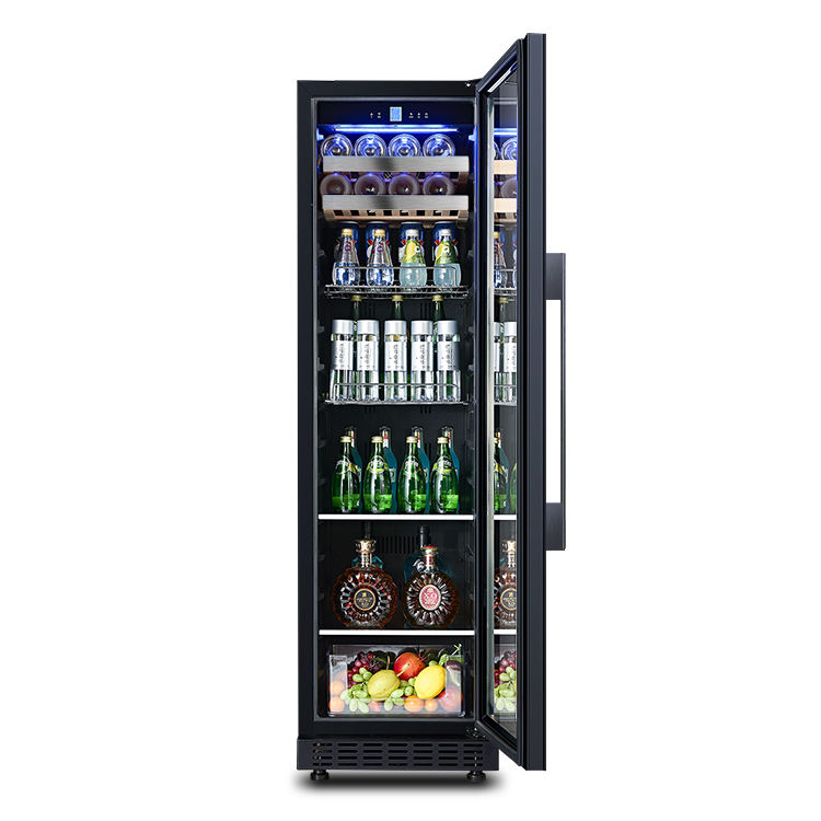 150L Wine Fridge Wine Cooler Refrigerator, 32-72℉ Wine Refrigerator Glass Door, Built-in or Freestanding Fridge for Home/Bar/Kitchen