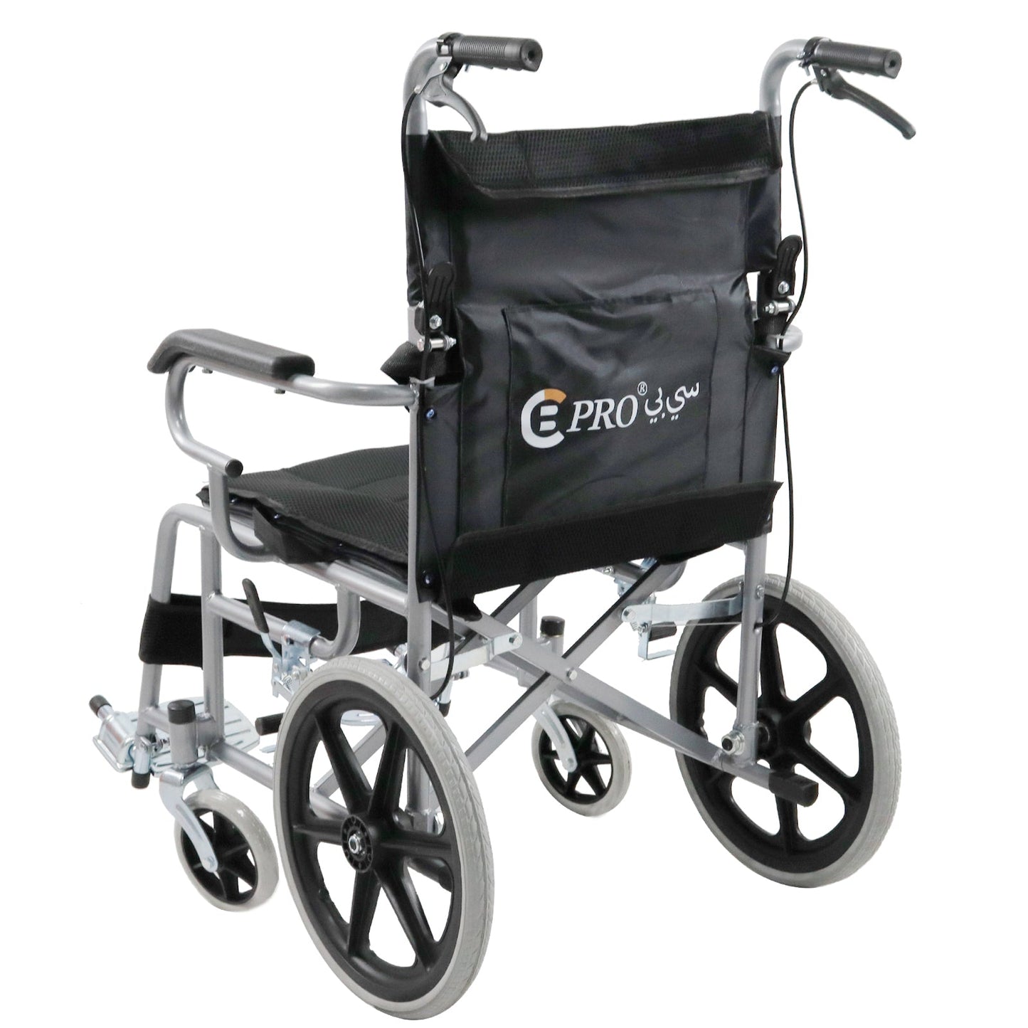 COOLBABY QBLY02: Foldable Lightweight Wheelchair for Elderly and Disabled with Handbrakes - Enhanced Mobility! - coolbabymalls