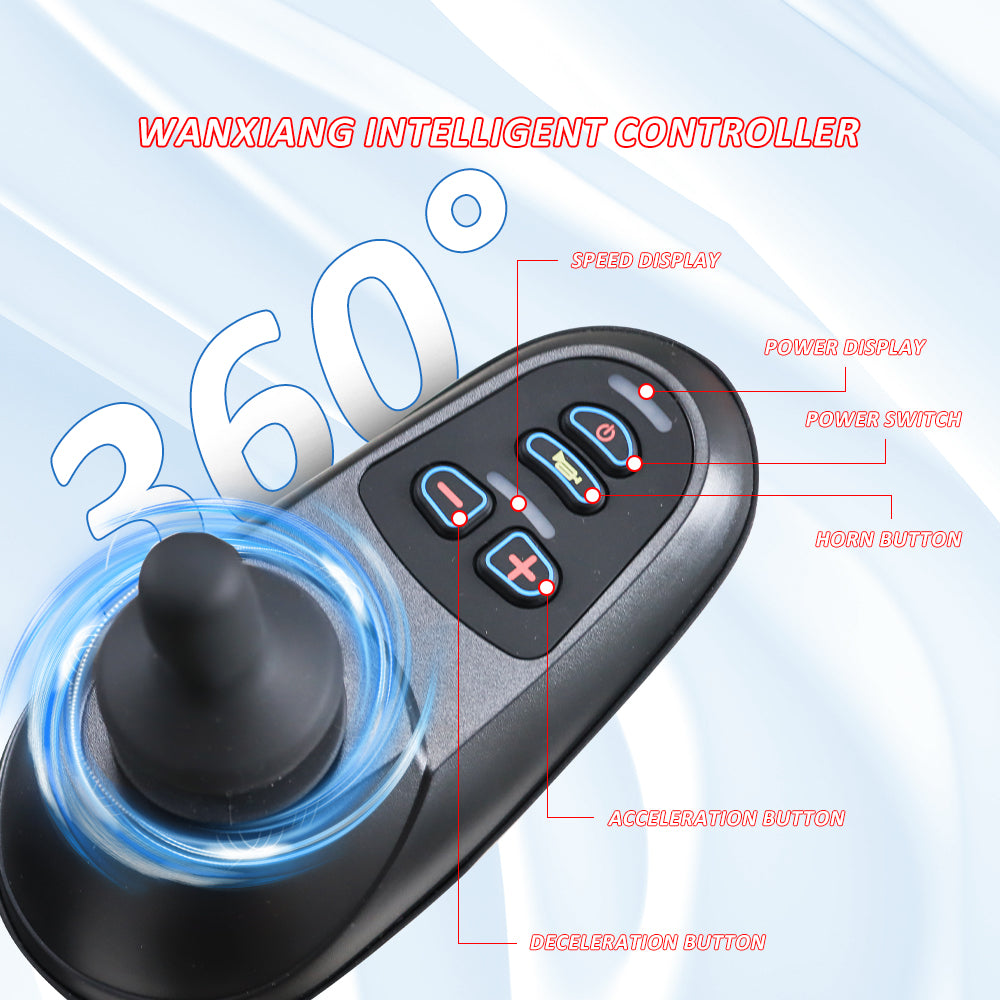 34lb Foldable Electric Wheelchair – Dual Motor, Airline Approved