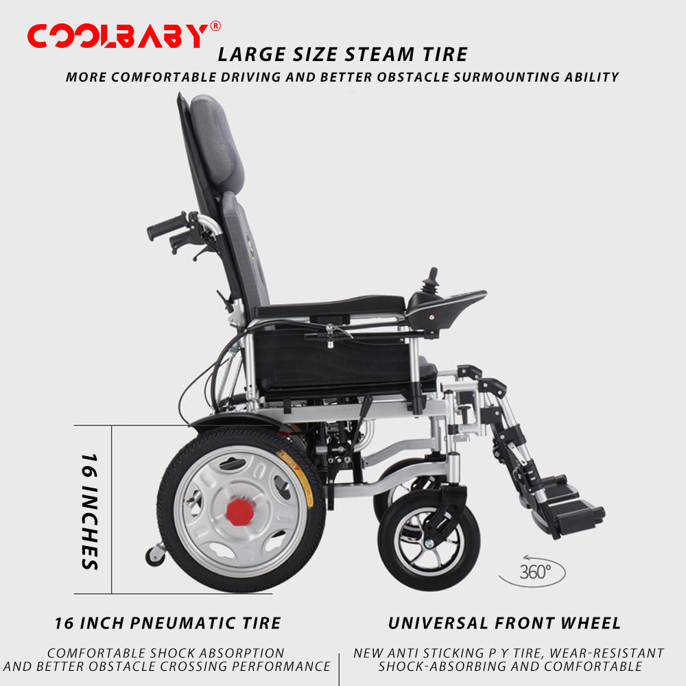 COOLBABY DDLY02: Lightweight, Foldable, and Smart for Elderly and Disabled - coolbabymalls