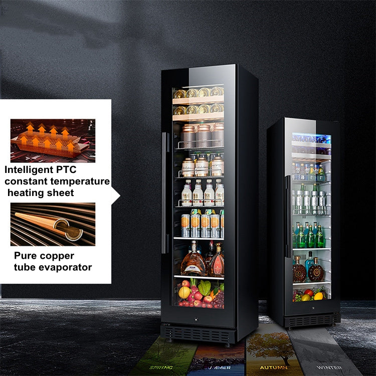 150L Wine Fridge Wine Cooler Refrigerator, 32-72℉ Wine Refrigerator Glass Door, Built-in or Freestanding Fridge for Home/Bar/Kitchen