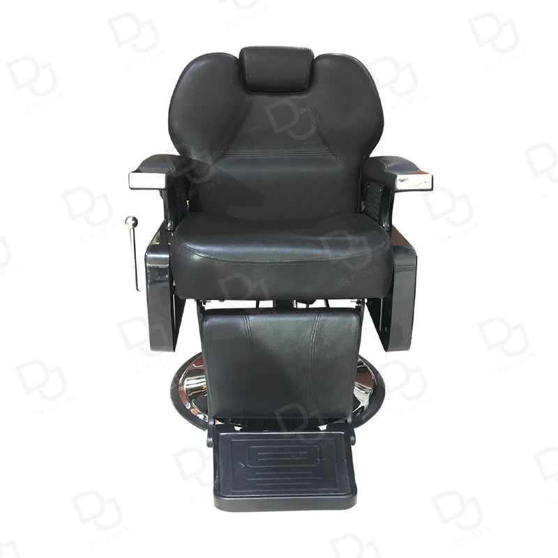 Professional Barber Gents Hair Cutting Chair - Black