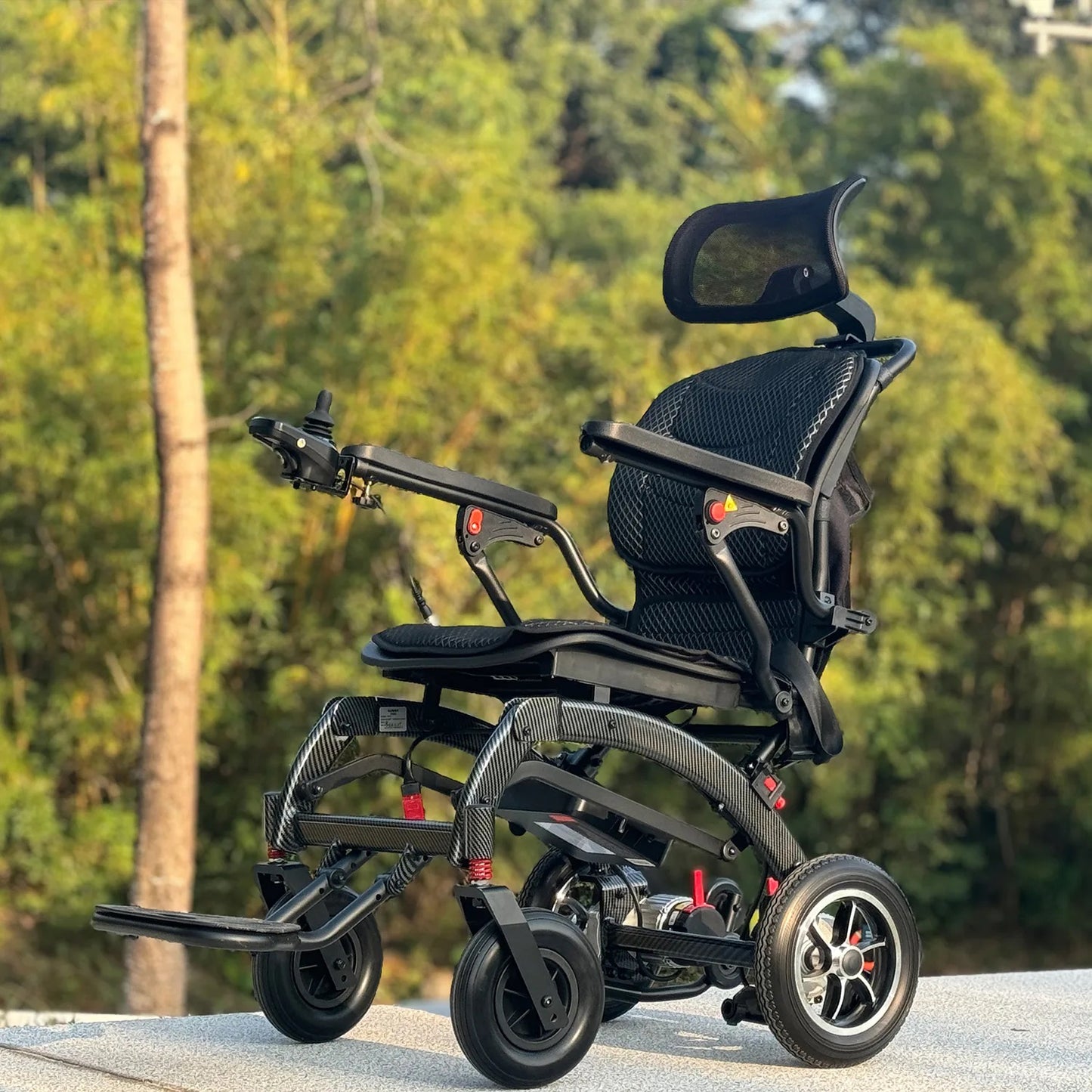 Ergonomic Electric Wheelchair Foldable Lightweight Elderly Scooter Portable Travel Wheelchair Airline Approved