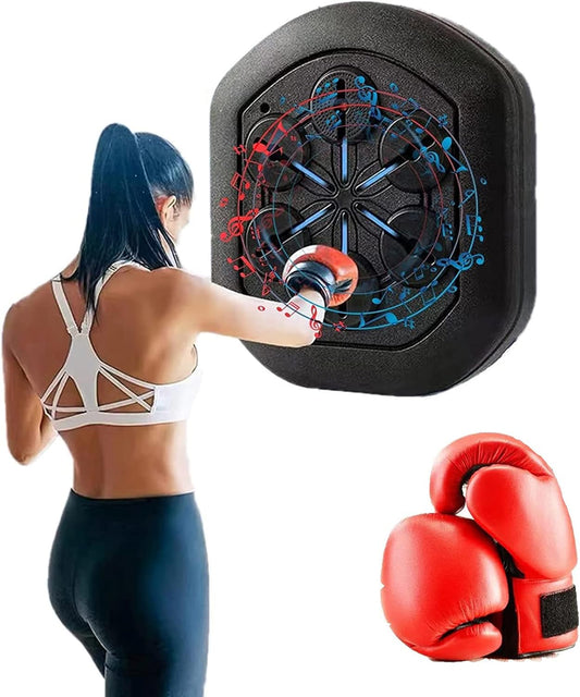 Boxing Training Machine - Music Electronic Target Mat with Gloves for Hand-Eye Coordination, Home Training, and Stress Relief