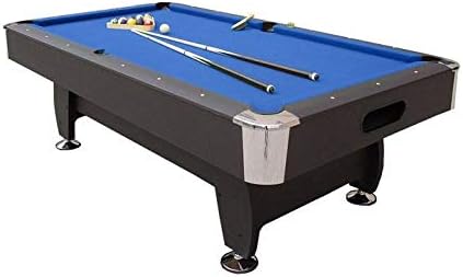 Billiard Table 9ft Wooden Design - Blue - COOLBABY