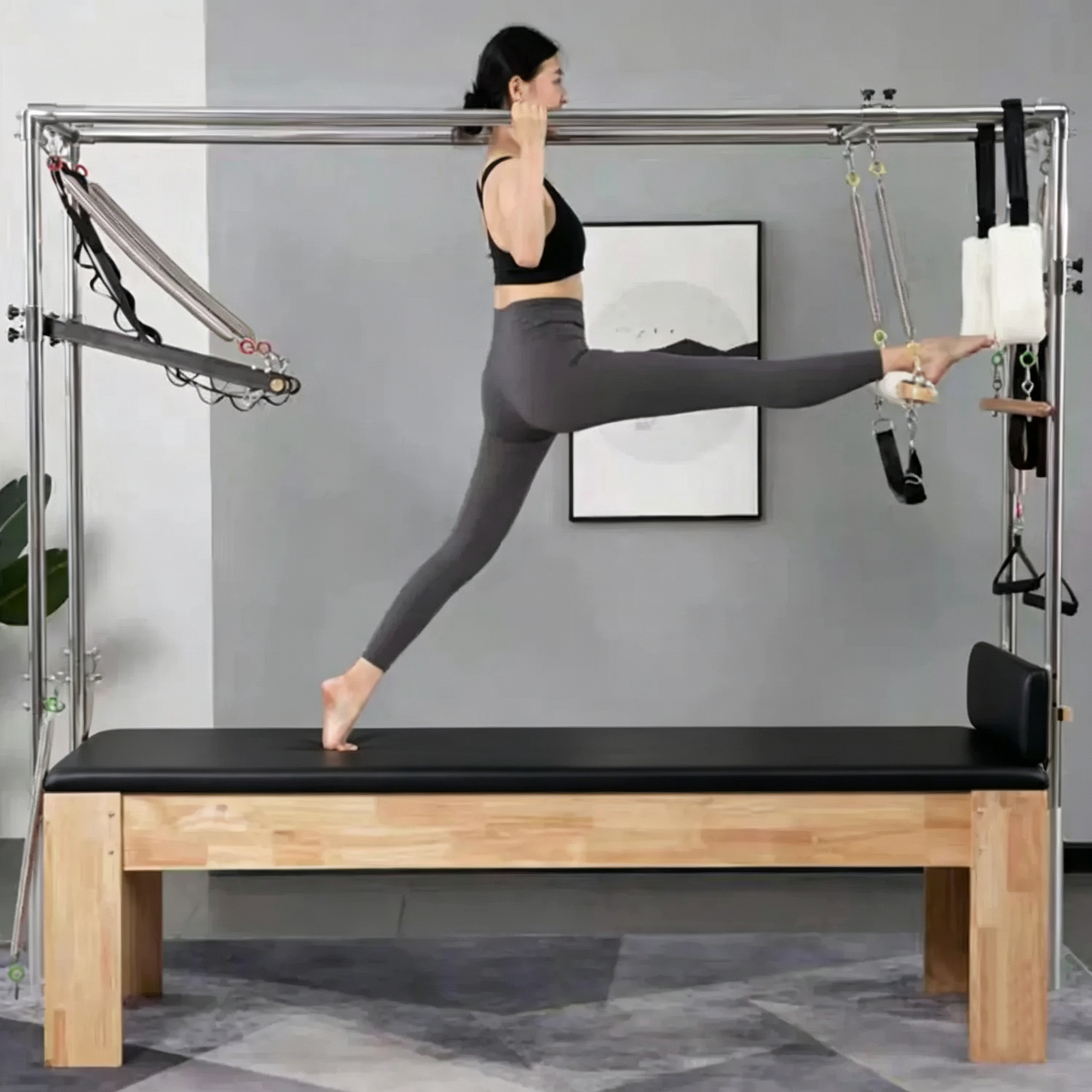 Wholesale SSZ-GJC01 Pilates Reformer Solid Wood Loft Bed