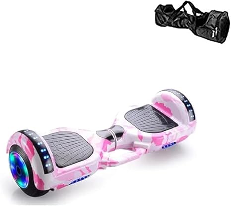 Coolbaby 6.5 Inch Smart Electric Hoverboard, Self-Balancing Scooter with Bluetooth Speaker, LED Light Wheels