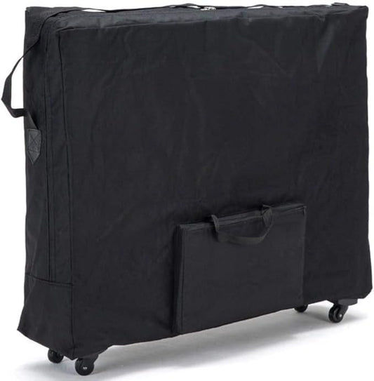 Wheeled Carry Case for Portable Massage Spa Bed - Black