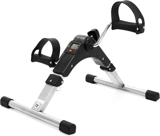 Coolbaby Mini Stepper Trainer With Lcd Display Indoor Cycling Bike Stepper Exercise Machine For Home Office Gym Fitness Equipment, Black