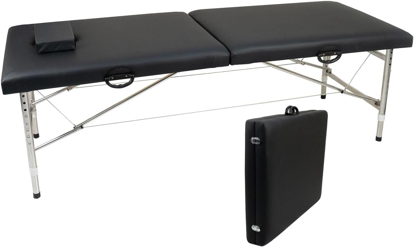 Massage Table, Folding Lash Bed, Lightweight Massage Bed - Aluminium Frame