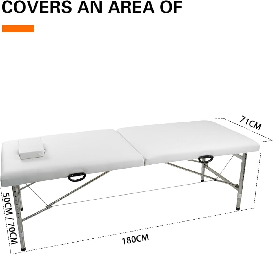 Massage Table, Folding Lash Bed, Lightweight Massage Bed - Aluminium Frame