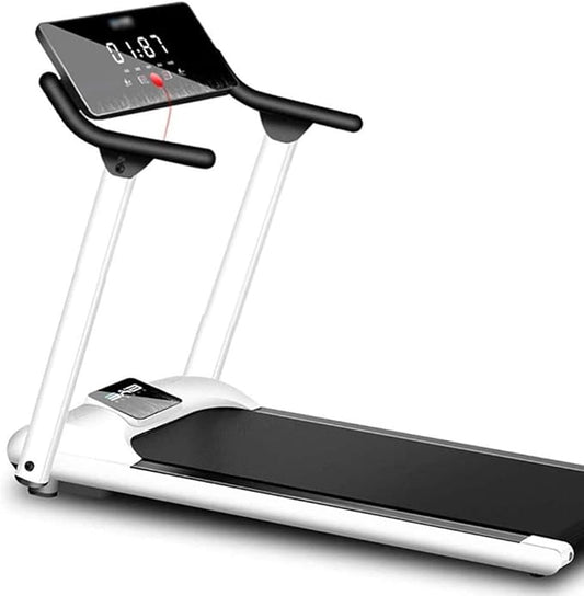 Coolbaby Folding Electric Treadmill - Motorized Power Running Machine, Multi-Function Fitness Equipment with LED Display