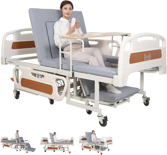 Hospital Bed Multifunction Patient Bed With Toilet and Wheelchair