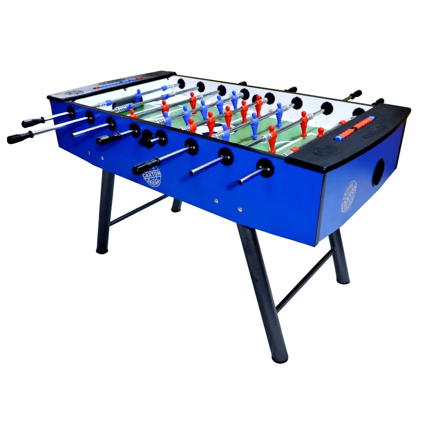 Murano Foosball Table - Blue, Italian Style with Glass Surface & Special Cover - COOLBABY