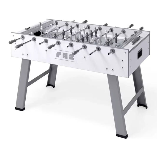 FAS Charme Grey/White Football Table – Durable Indoor Foosball Game - COOLBABY