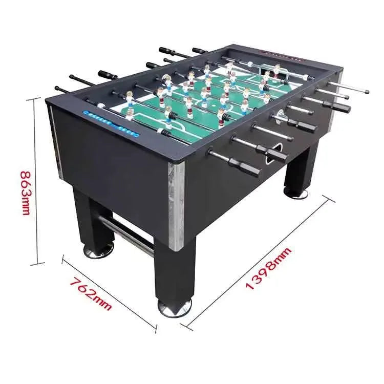 Rais ST03 Black Foosball Table - Premium Home & Commercial Soccer Table - COOLBABY