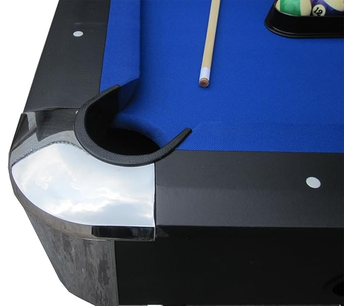 Billiard Table 9ft Wooden Design - Blue - COOLBABY