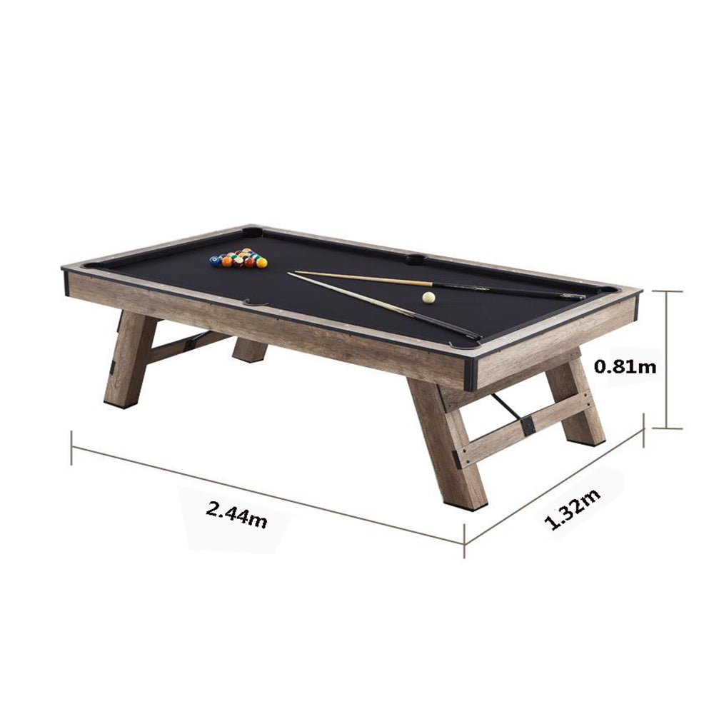 COOLBABY 8FT Modern Design Wood Pool Table - Billiard Table