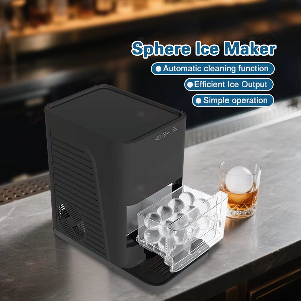 50mm Ice Ball Maker Machine Electric 220V Ice Sphere Maker Whisky Drinking Bar Ice Making Machine