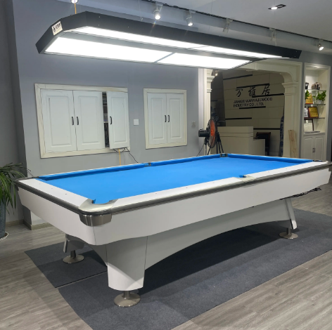 9FT pool club billiard table - stone slate with natural slate felt - GREEN - COOLBABY