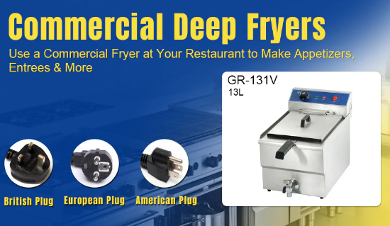 13L Commercial Electric Deep Fryer For Restaurant - COOLBABY