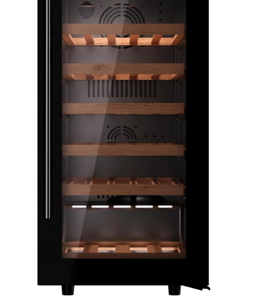 standing Wine/Beverage Cooler - 100 Bottles Capacity, Electronic Adjustable thermostat, Touch Control Panel - COOLBABY