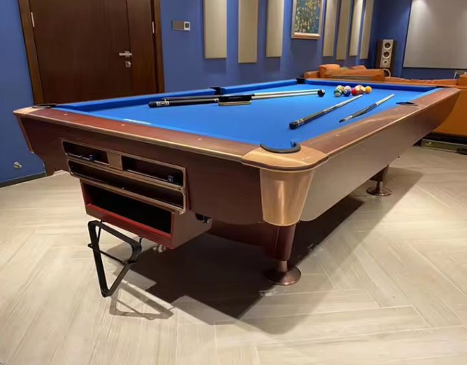 9-4M Billiard table, Automatic Ball Return System Solid Wood Marble - COOLBABY