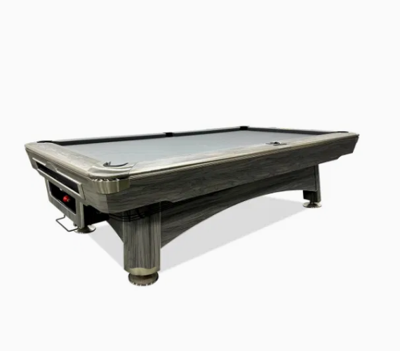 9-6-2G Billiard table, Natural Slate Solid Wood Billiards Tables 9FT Pool Table - COOLBABY