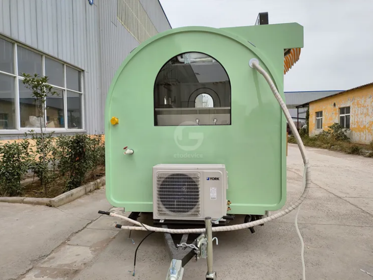 Food Truck Trailer With Full Kitchen For Ice Cream And Coffee, Drinks - COOLBABY