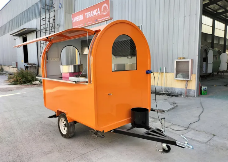 Food Truck, Coffee And Drinks Cart With Full Kitchen - Lemonade Bar Shop Cart - COOLBABY