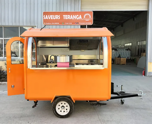 Food Truck, Coffee And Drinks Cart With Full Kitchen - Lemonade Bar Shop Cart - COOLBABY