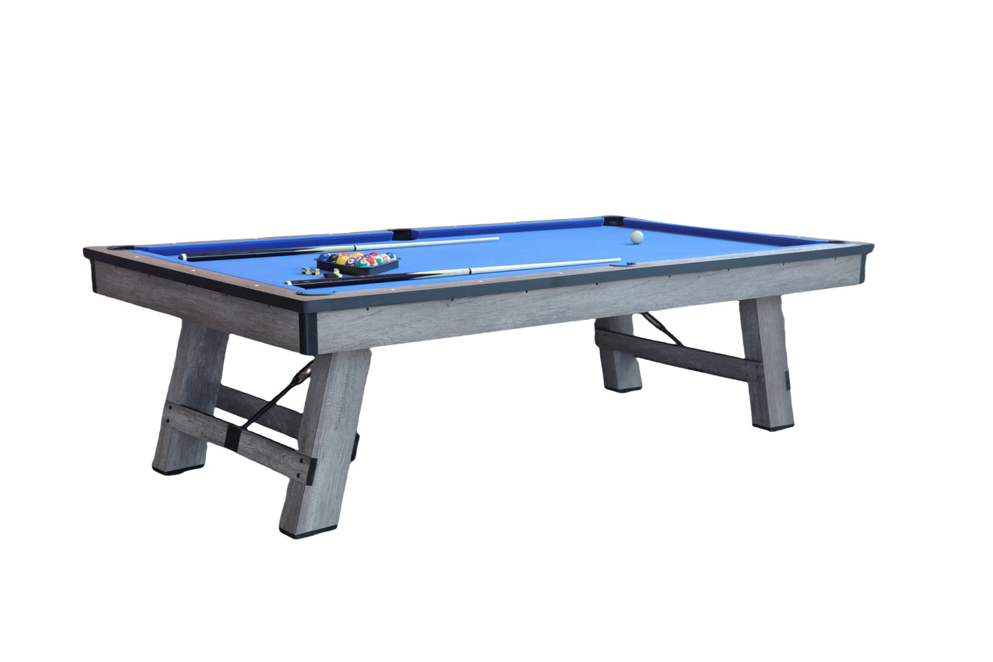 COOLBABY 8FT Modern Design Wood Pool Table - Billiard Table