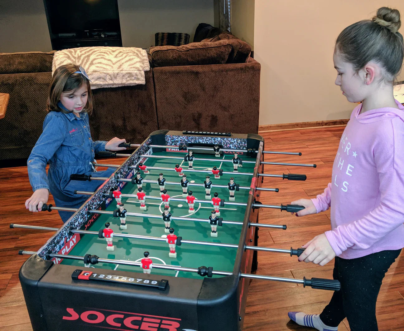 Foosball Table - Soccer Game Table With 4 Balls, for Home And Garden - COOLBABY