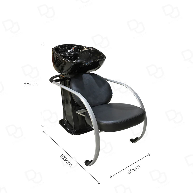 Salon Hair washing Spa Shampoo Chair - Black