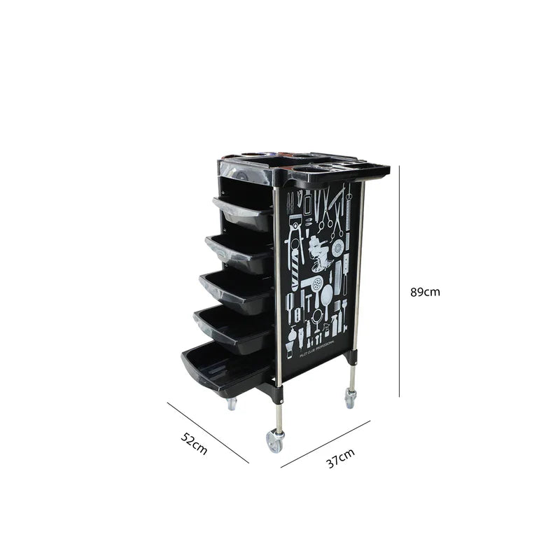 Salon Trolley Black