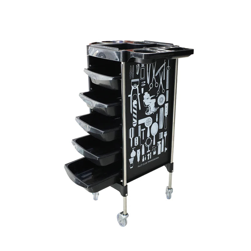 Salon Trolley Black