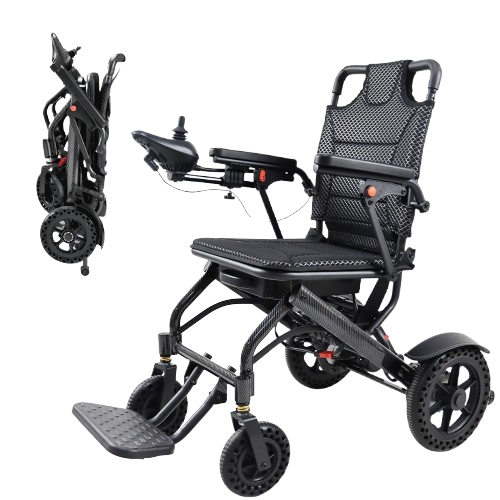34lb Foldable Electric Wheelchair – Dual Motor, Airline Approved