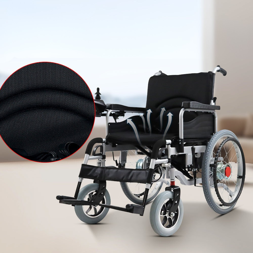 Wholesale Electric Wheelchair Heavy Duty Foldable Electric Wheelchairs 52cm Widen Seat For Adults And Seniors