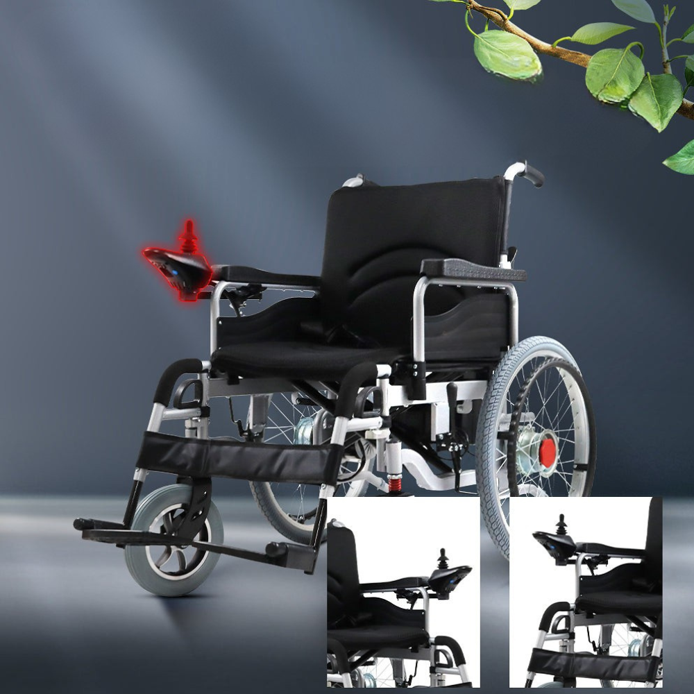 Wholesale Electric Wheelchair Heavy Duty Foldable Electric Wheelchairs 52cm Widen Seat For Adults And Seniors