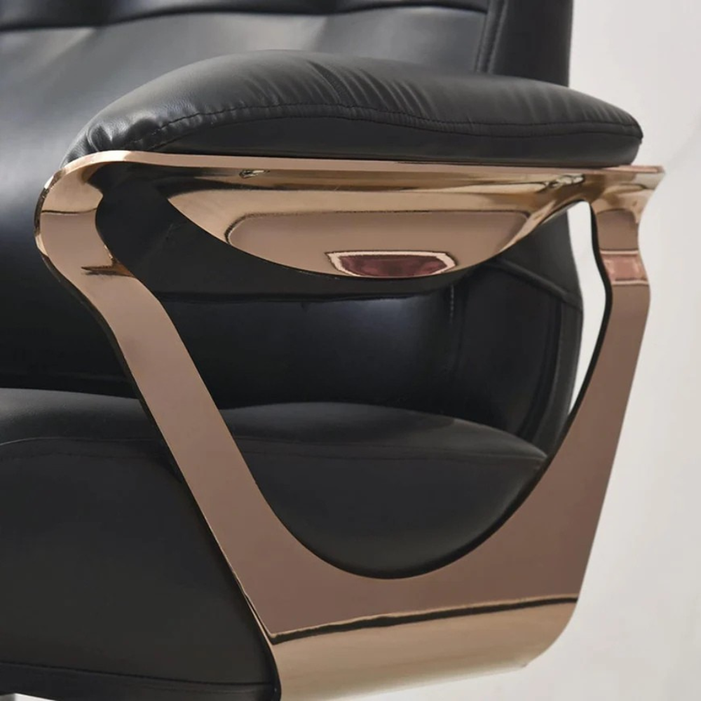 Luxury Salon Chair - Hydraulic Barber Chair for Business or Home, Luxury Black Hair Salon Chair with Lifting