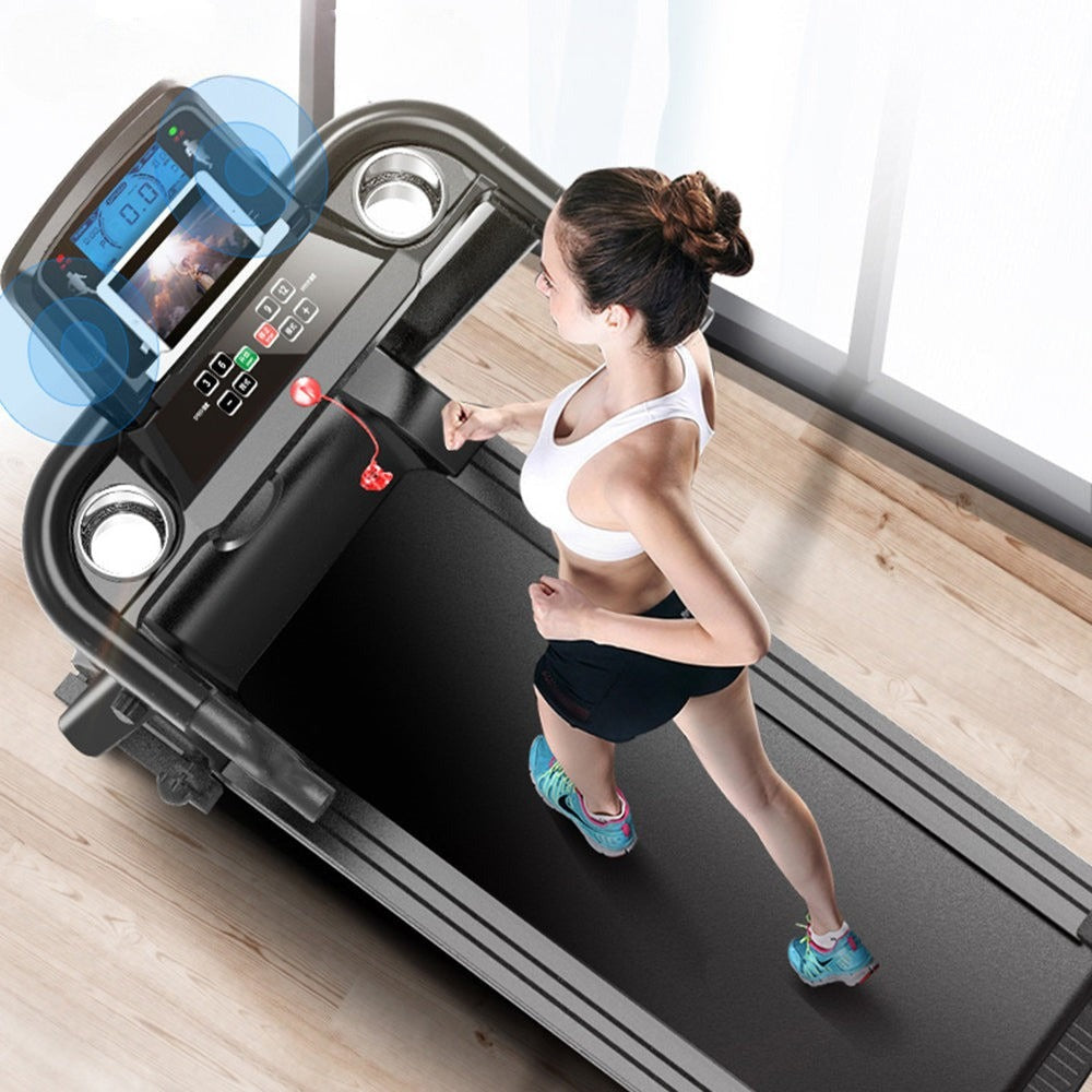 Wholesale ZRW-PBJ01 Home Indoor Treadmill,Foldable Electric Walking Machine,2.0HP Treadmill with LCD Disply,Time,Speed,Distance,Calories