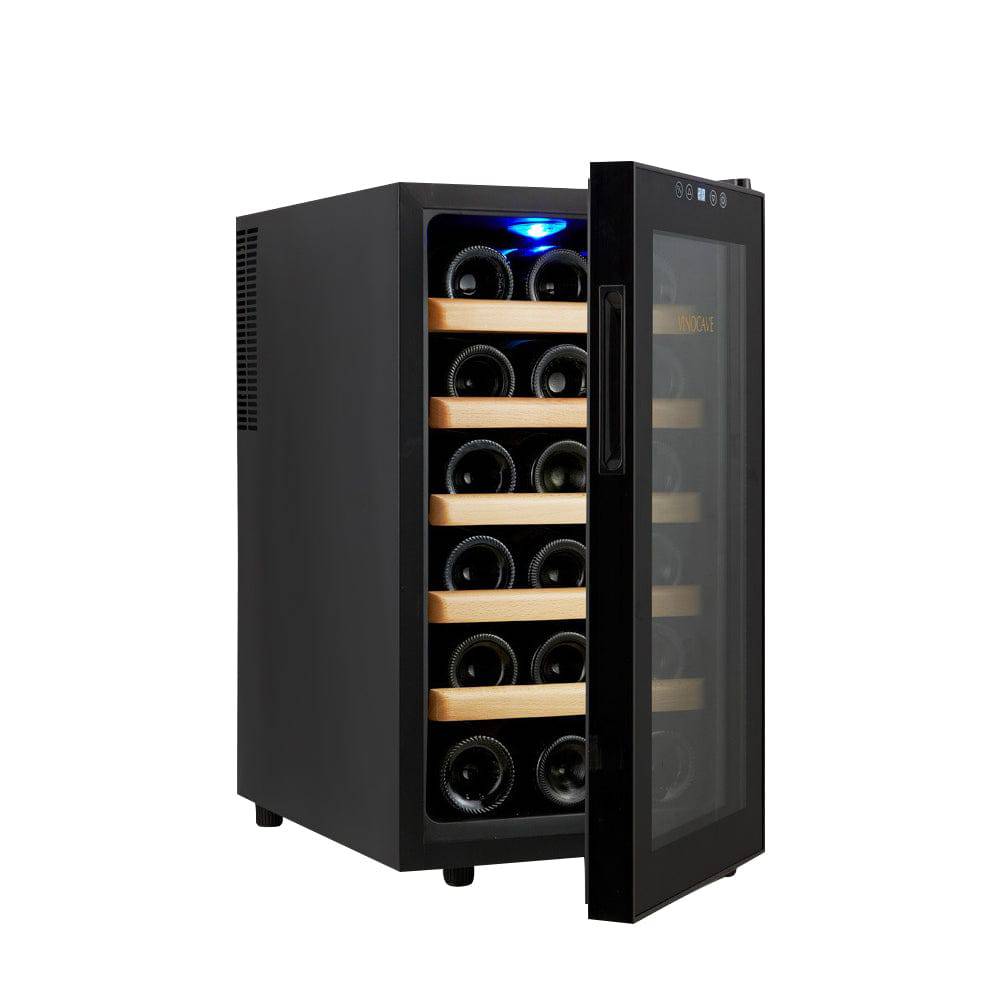 COOLBABY 18-Bottle Red Wine Cabinet: Circulation Cooling, Constant Temperature Storage, and Elegant Design - COOLBABY