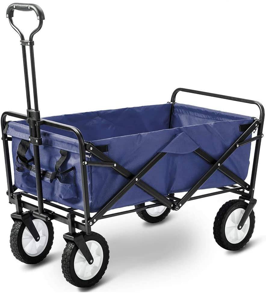 COOLBABY Collapsible Multi-Purpose Trolley Outdoor Van - Sturdy, Portable, and Versatile