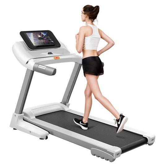 COOLBABY PBJ23 Premium Foldable Treadmill with 10.1" Touch Display - Quiet Motor, Spacious Running Area, and Hi-Fi Audio for Ultimate Cardio Experience - COOLBABY