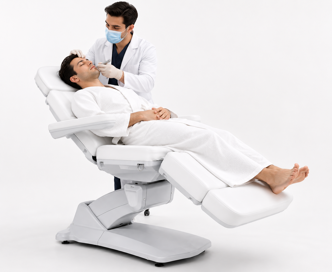 4-Motor Adjustable Beauty Facial Bed – Electric Spa Treatment Chair