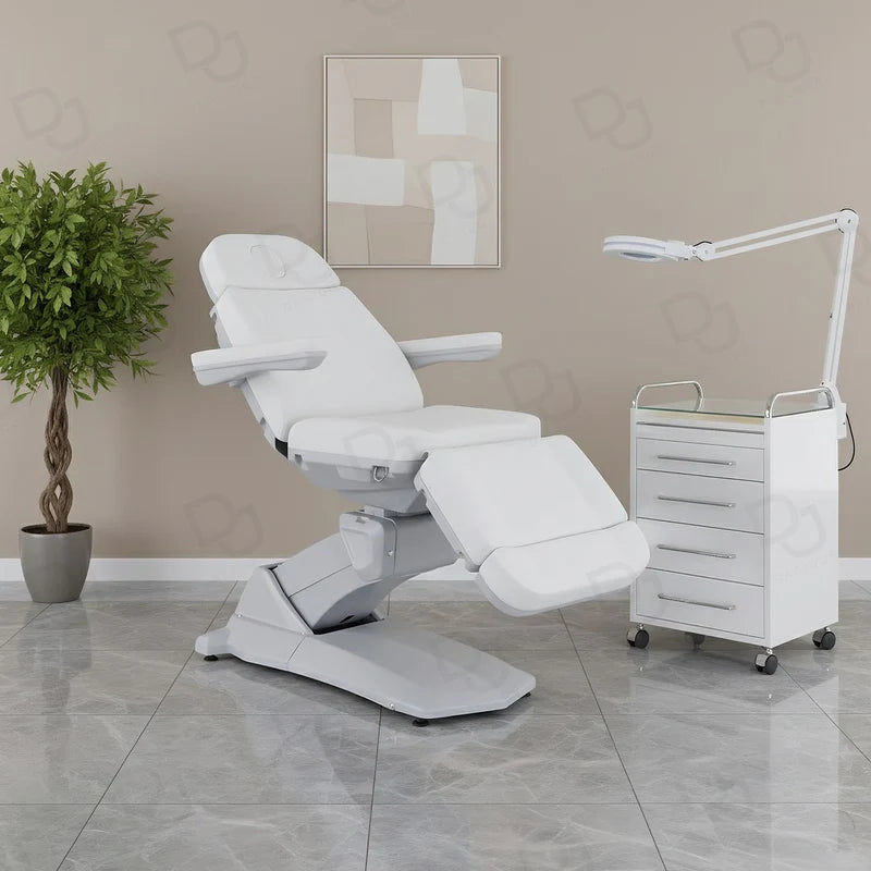4-Motor Adjustable Beauty Facial Bed – Electric Spa Treatment Chair