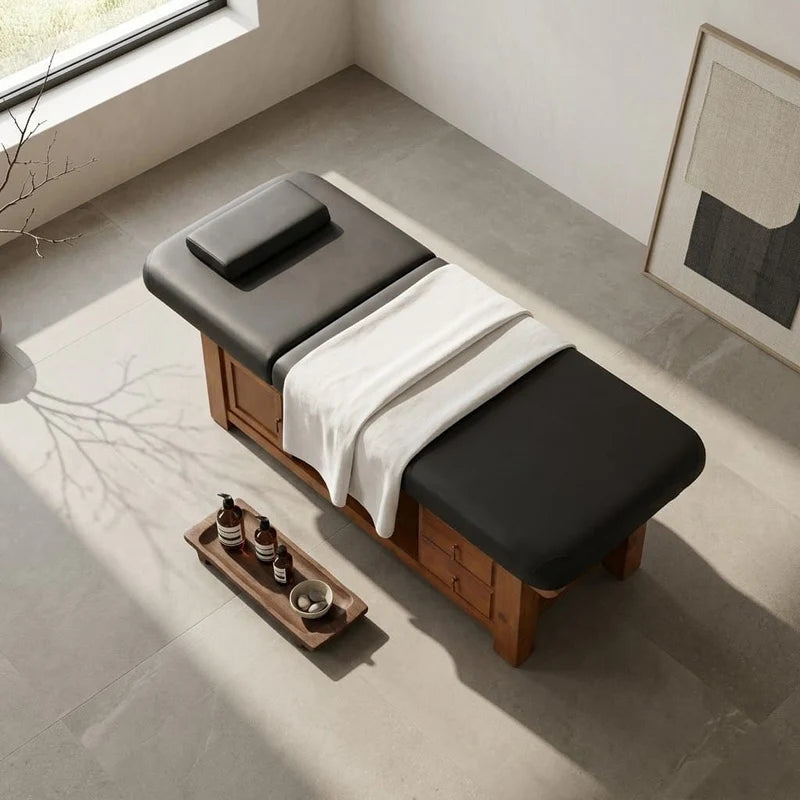 Massage Bed with Drawers – Spa Bed for Professional Massage & Therapy