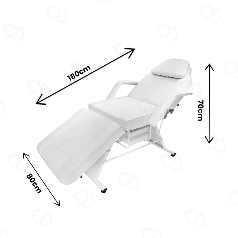 Massage Facial Bed & Wax Adjustable - White