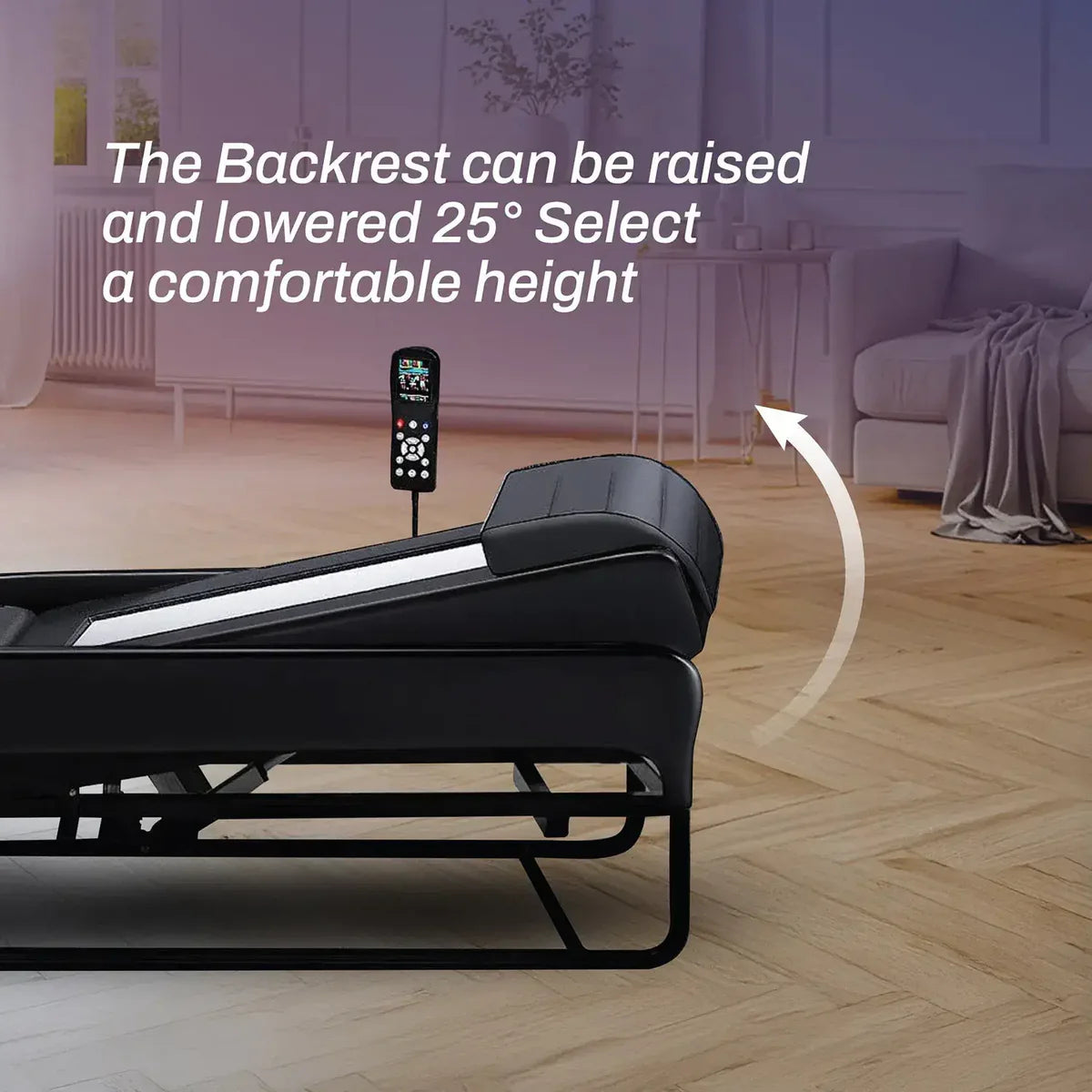 Therapeutic Massage Bed with Jade Stone Rollers – Smart Heated Full Body Recovery Bed with Bluetooth & Spine Scan